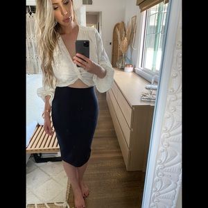 BEBE High Waisted Pencil Skirt